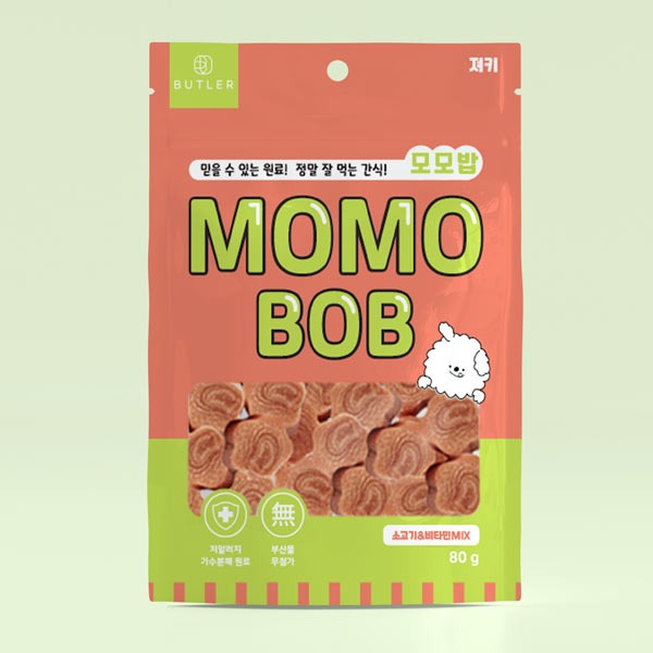 모모밥 져키 소고기&amp;비타민 80g